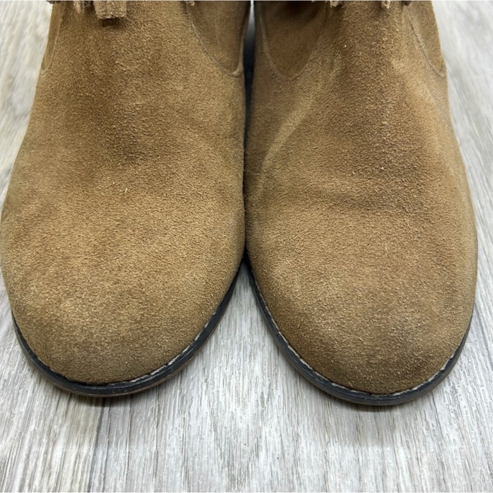80%20 Fringe Suede Ankle Booties - Tan - Picture 3 of 11